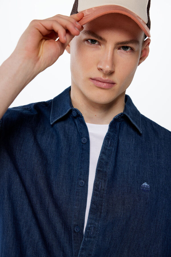 Springfield Camisa vaquera azul