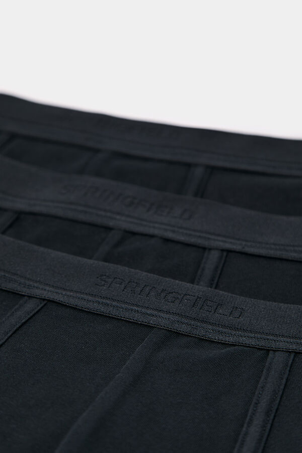 Springfield Pack 3 boxers b&aacute;sicos negro