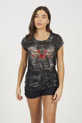 Brave Soul Camiseta manga curta cinzento