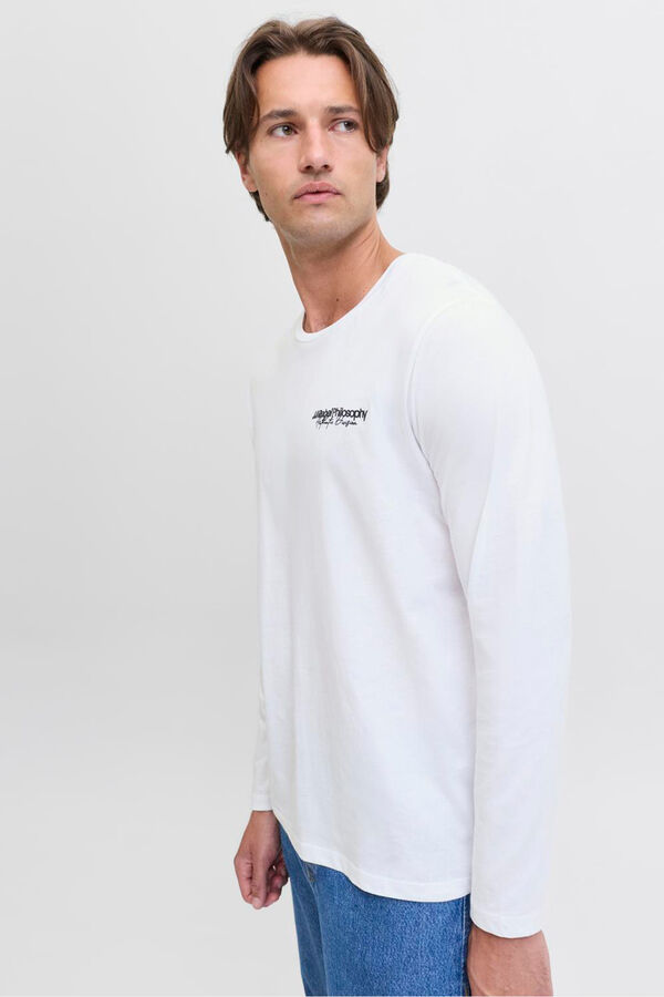 JJ REBEL Camiseta regular fit blanco