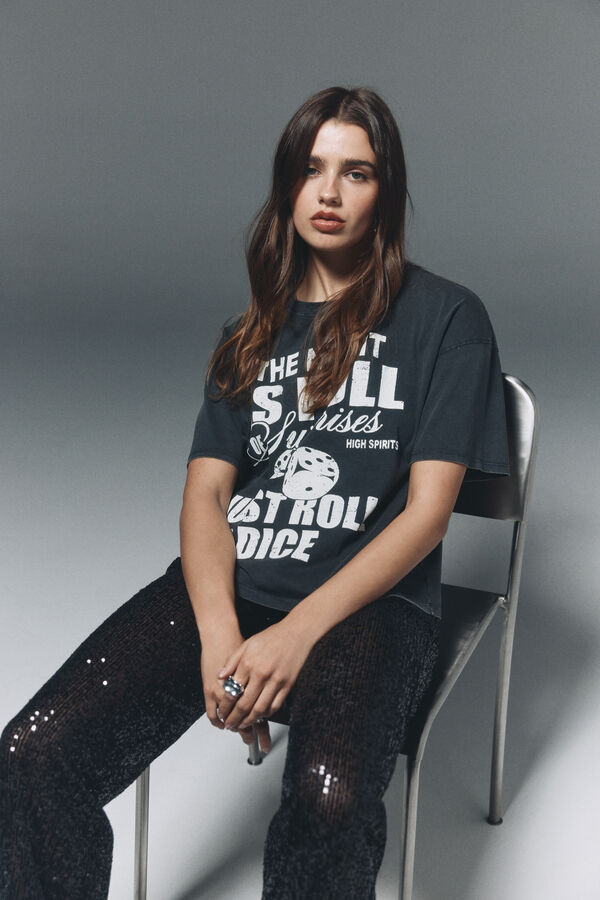 High Spirits Pantal&oacute;n Zenda negro