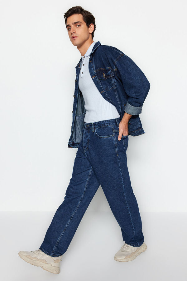 Trendyol Jeans regular de hombre azul