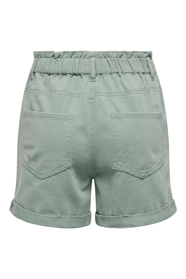 JDY Short mom fit verde