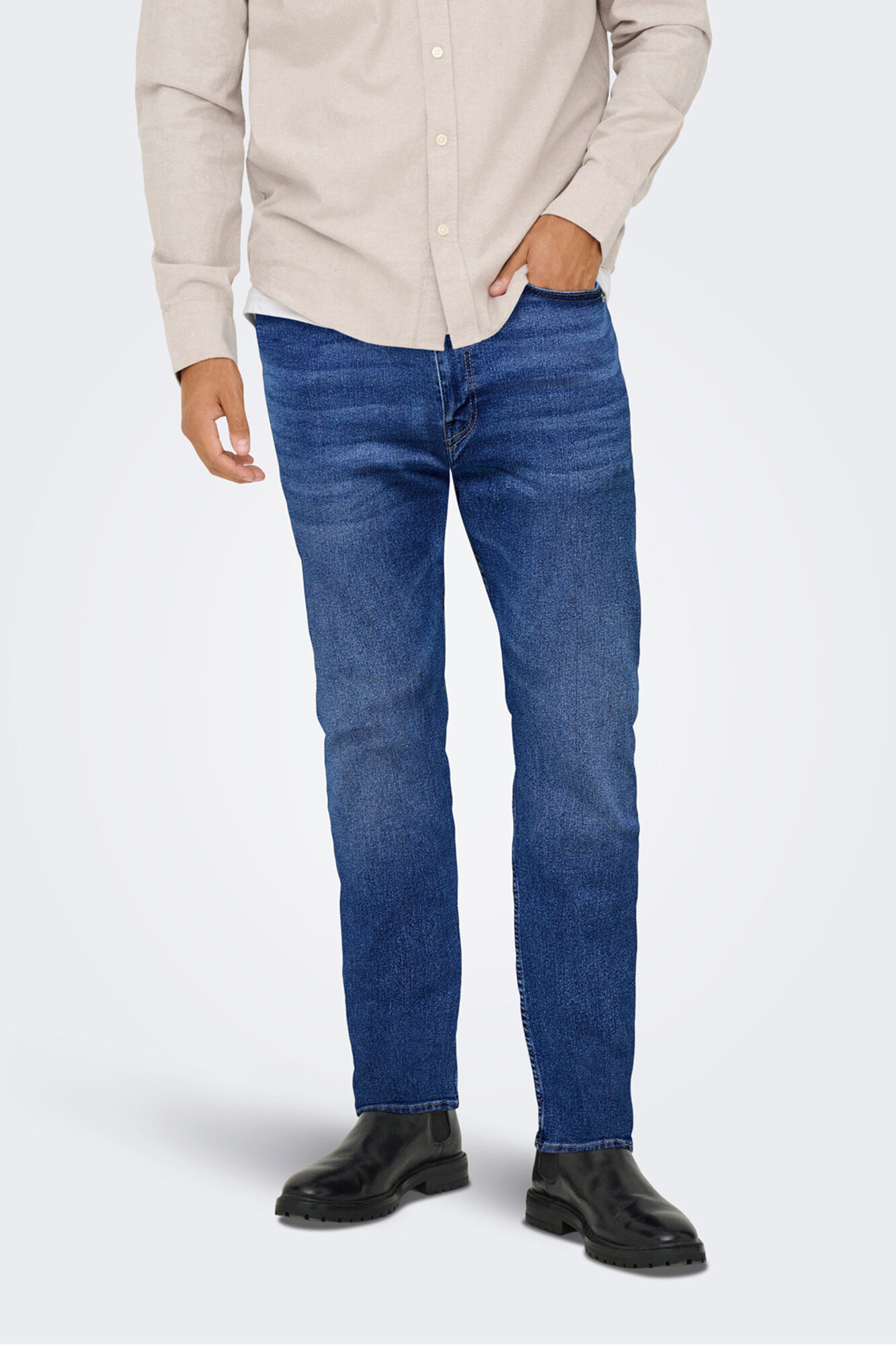 Only & Sons Cal&ccedil;a jeans de corte regular