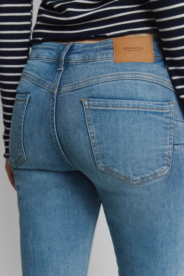 Springfield Cal&ccedil;as jeans push-up azul