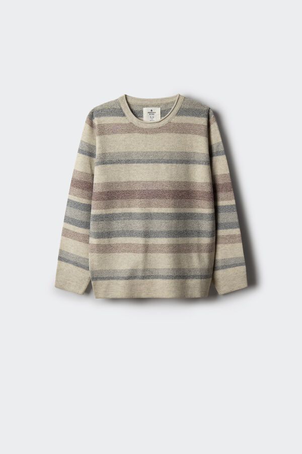 Springfield Kids Su&eacute;ter torcido para menino cinzento