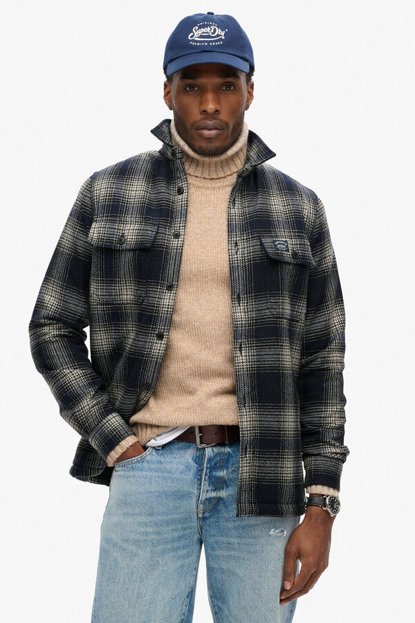 Superdry Sobrecamisa Miller de L&atilde; azul