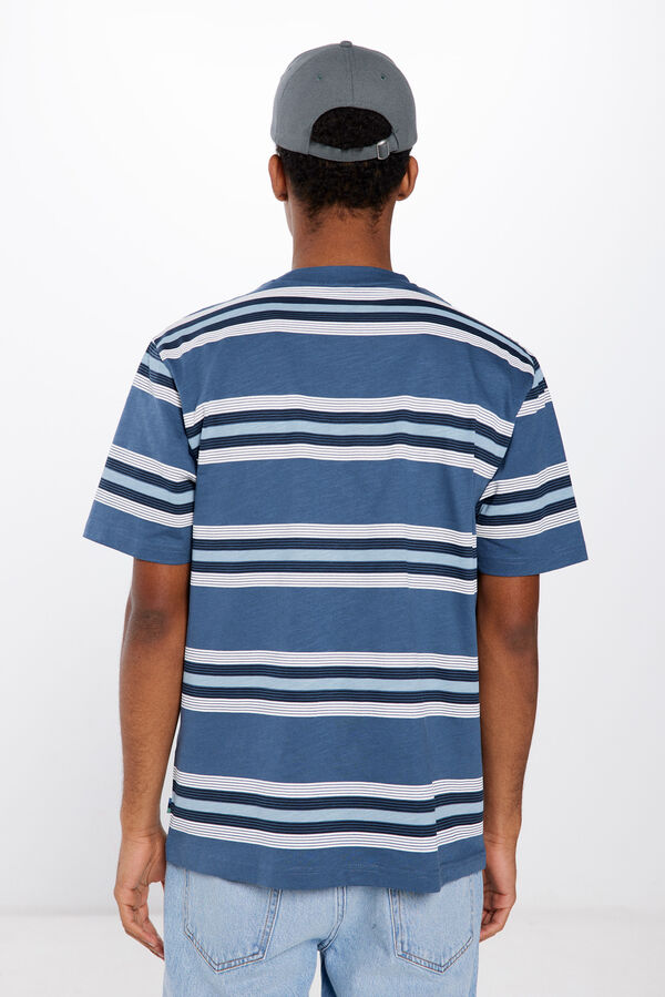 Springfield Camiseta rayas azul