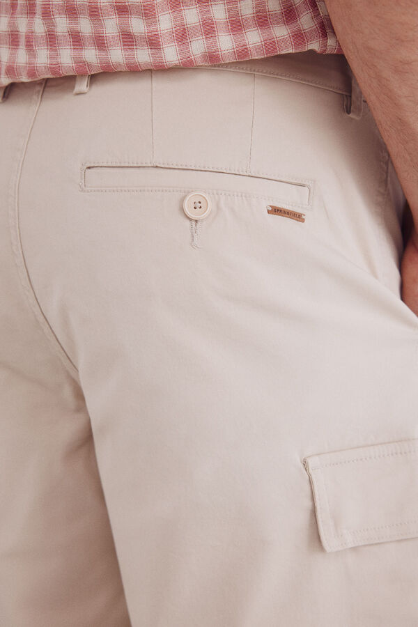 Springfield Bermuda cargo comfort fit bege