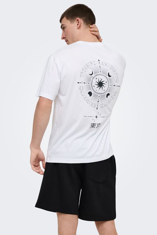 Only & Sons Pack 2 camisetas Jap&oacute;n negro
