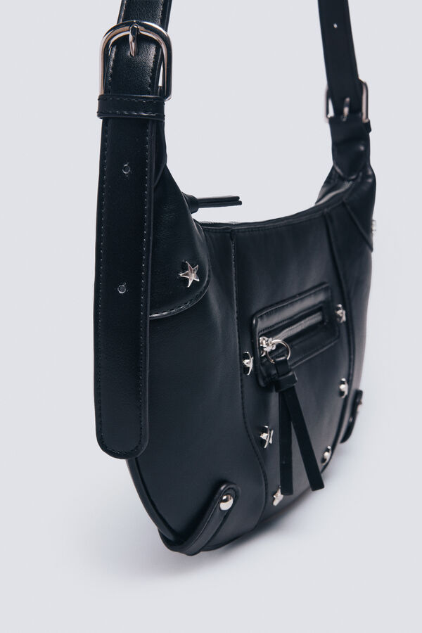 Springfield Bolso bandolera estrellas negro