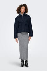 Only Chaqueta corta textura azul