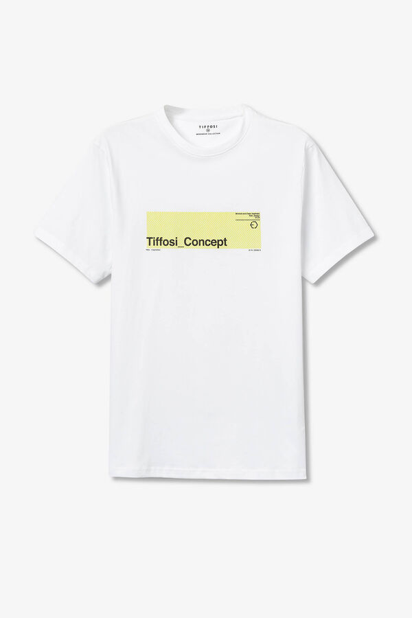 Tiffosi Camiseta Estampada blanco