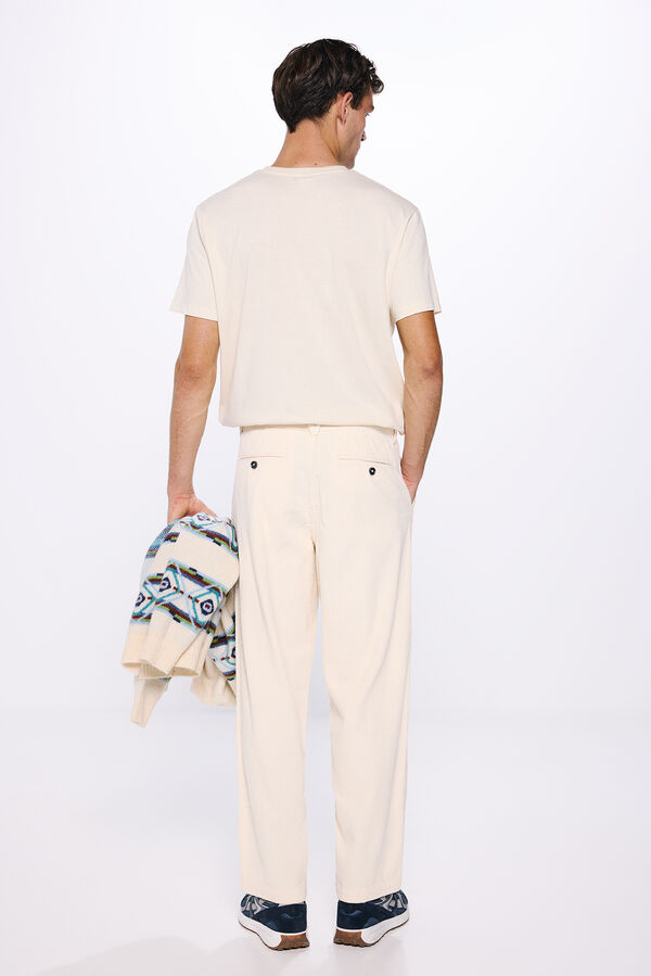 Springfield Cal&ccedil;as bombazina retas bege