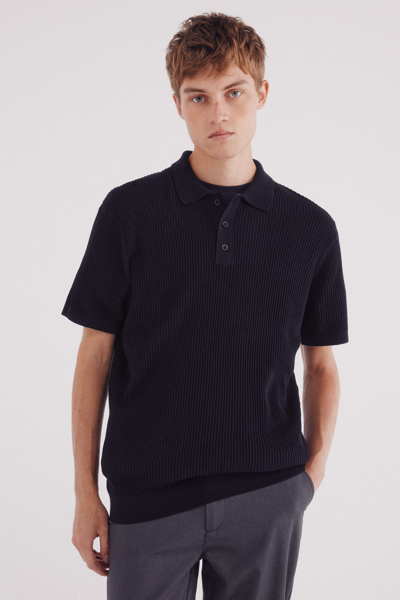 Springfield Jersey manga corta estructura cuello polo