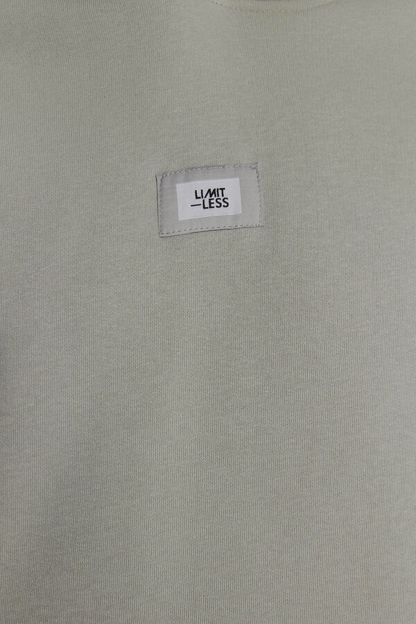 Trendyol Sudadera polar con capucha gris