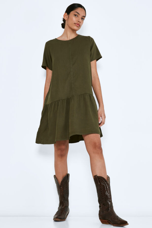 Noisy May Vestido corto de Tencel verde