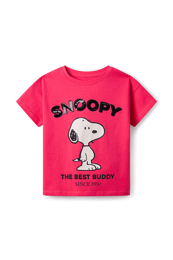 Springfield Kids Camiseta Snoopy ni&ntilde;a rosa