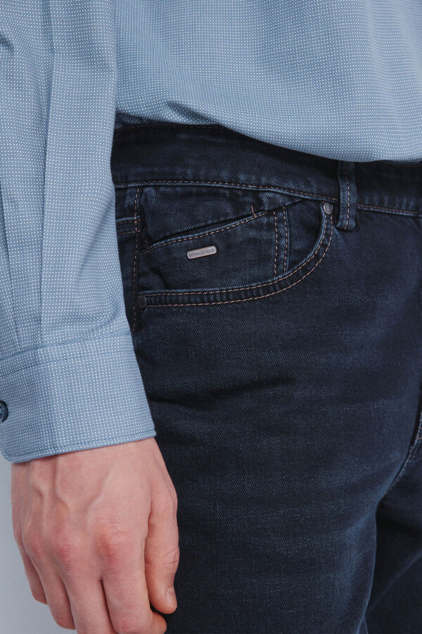 Springfield Jeans azul muy oscuro skinny fit azul