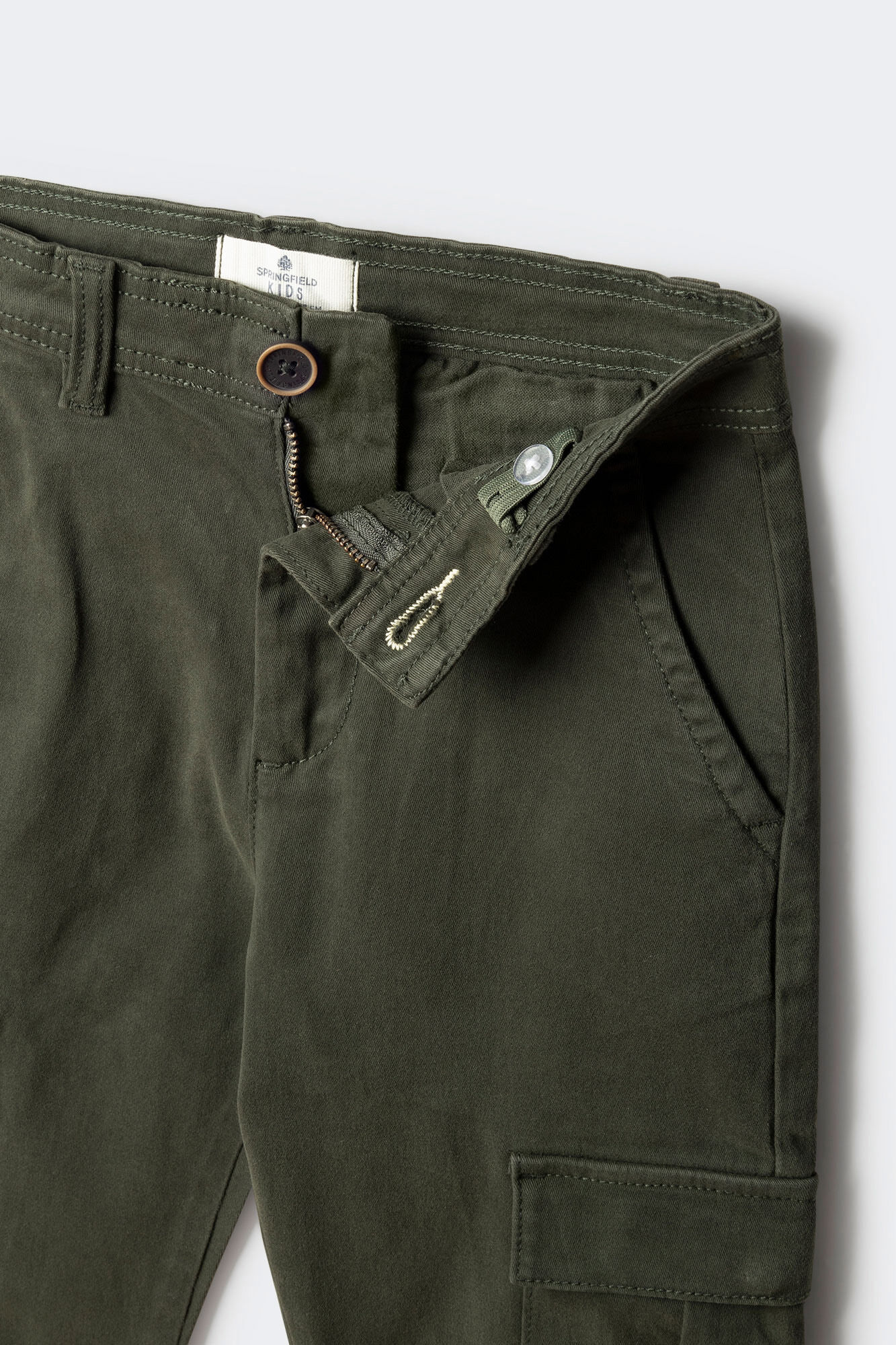 Springfield Kids Crian&ccedil;a de carga cal&ccedil;as chino