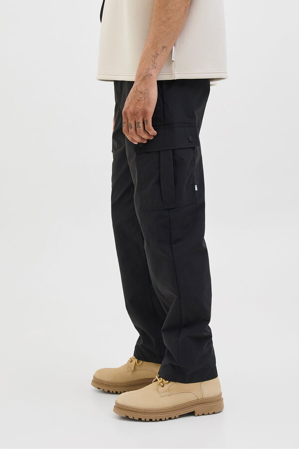 Jack & Jones Pantal&oacute;n cargo relaxed fit negro