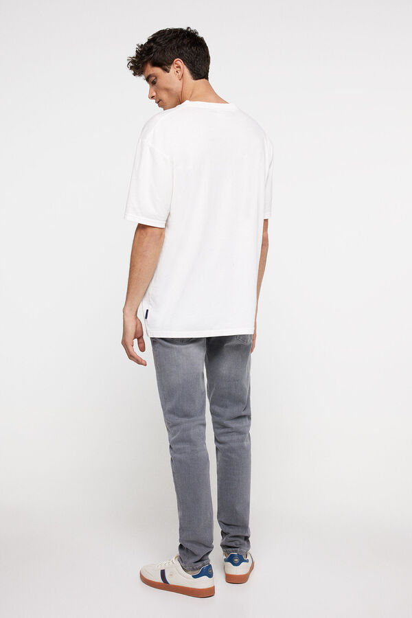 Springfield Jeans skinny gris lavado medio gris