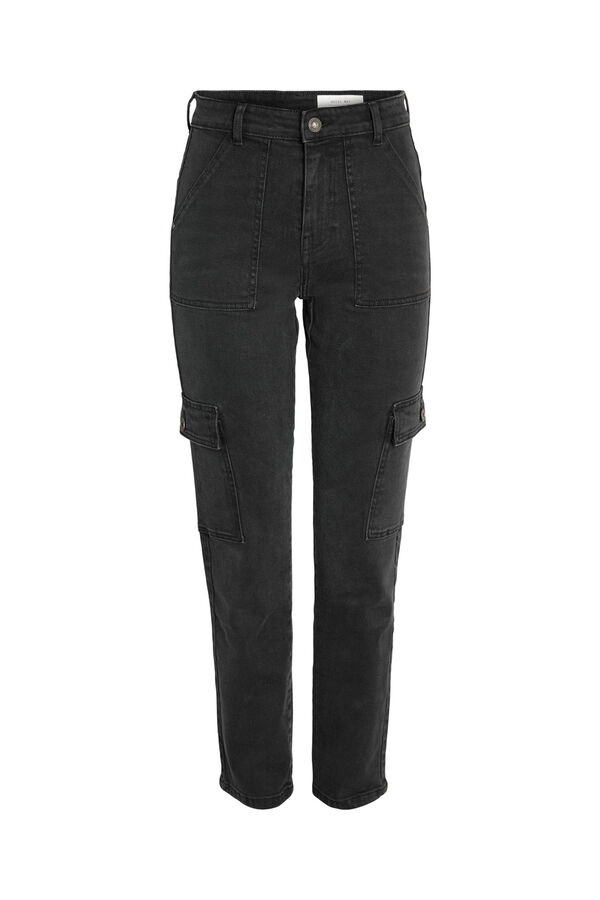Noisy May Jeans Straight cargo preto