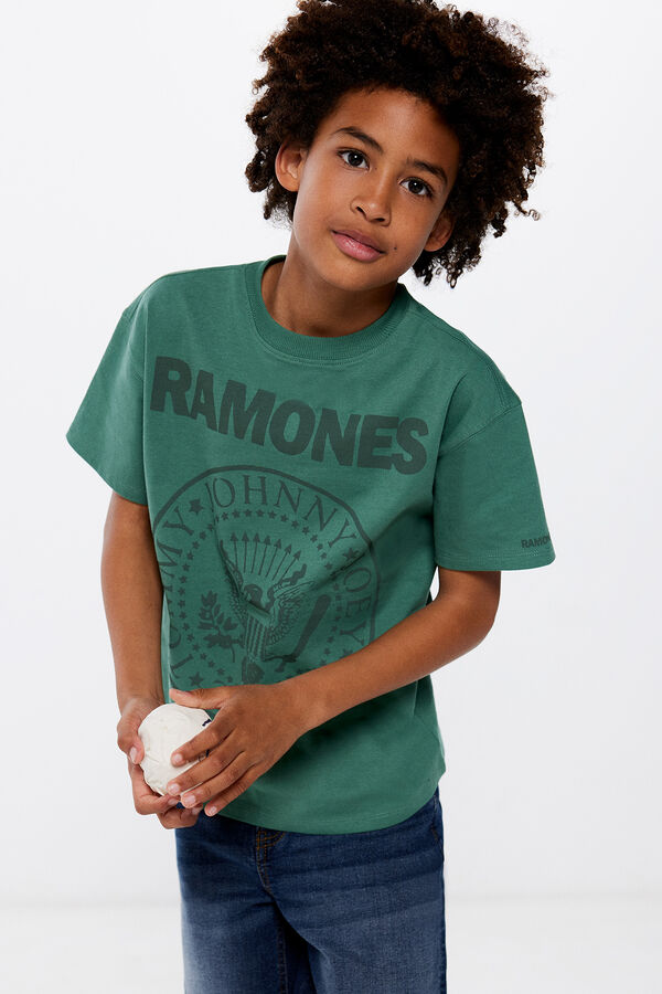 Springfield Kids Camiseta Ramones ni&ntilde;o verde