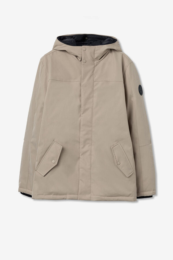 Tiffosi Chaqueta Acolchada Efecto Doble beige