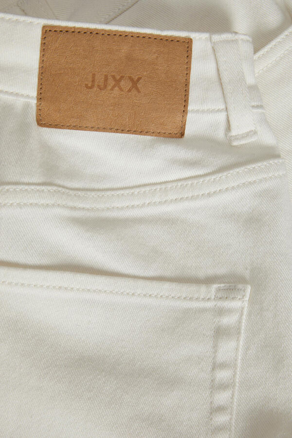 Jack & Jones Shorts vaqueros de tiro alto cru