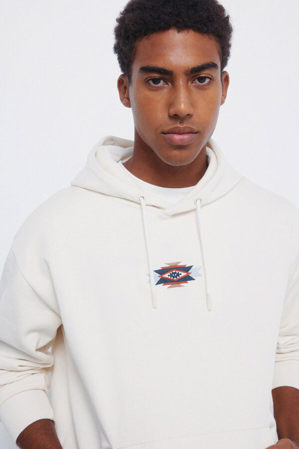Springfield Sudadera capucha navajo blanco