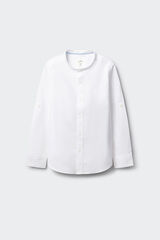 Springfield Kids Camisa de lino mao ni&ntilde;o blanco