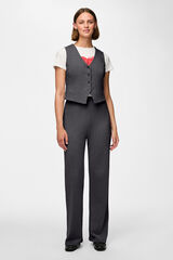 Pieces Calças de algodão cinzento