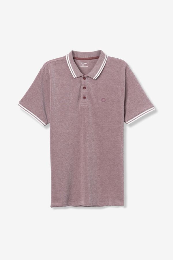 Tiffosi Polo com ajuste regular rosa