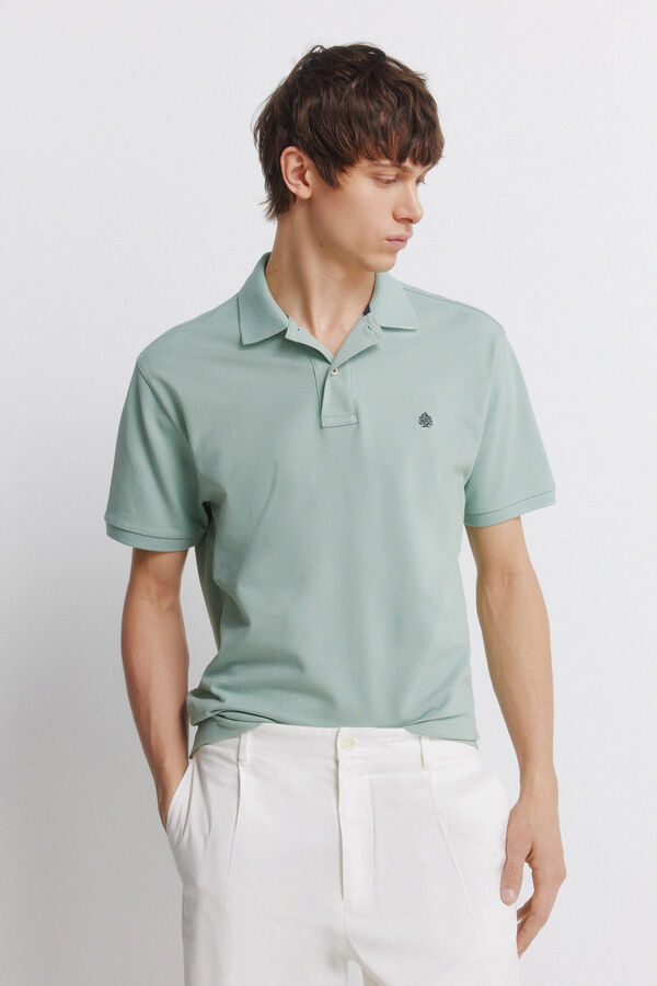 Springfield Polo Springfield b&aacute;sico regular fit verde