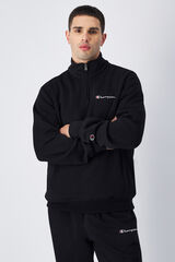 Champion fecho-éclair com meia Sweatshirt preto