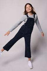 Springfield Kids Peto estampado flores ni&ntilde;a azul