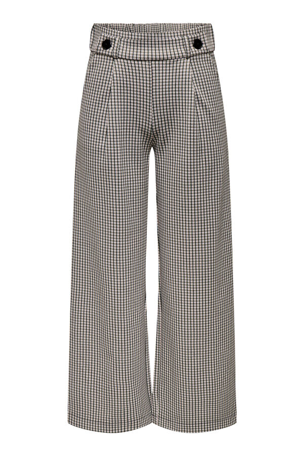 JDY Cal&ccedil;a compridas de perna larga branco