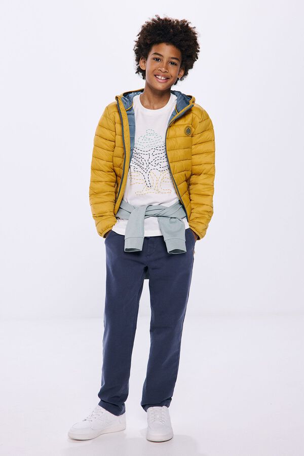 Springfield Kids Chaqueta acolchada ni&ntilde;o amarillo