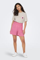 JDY Cal&ccedil;&otilde;es de saco de papel rosa