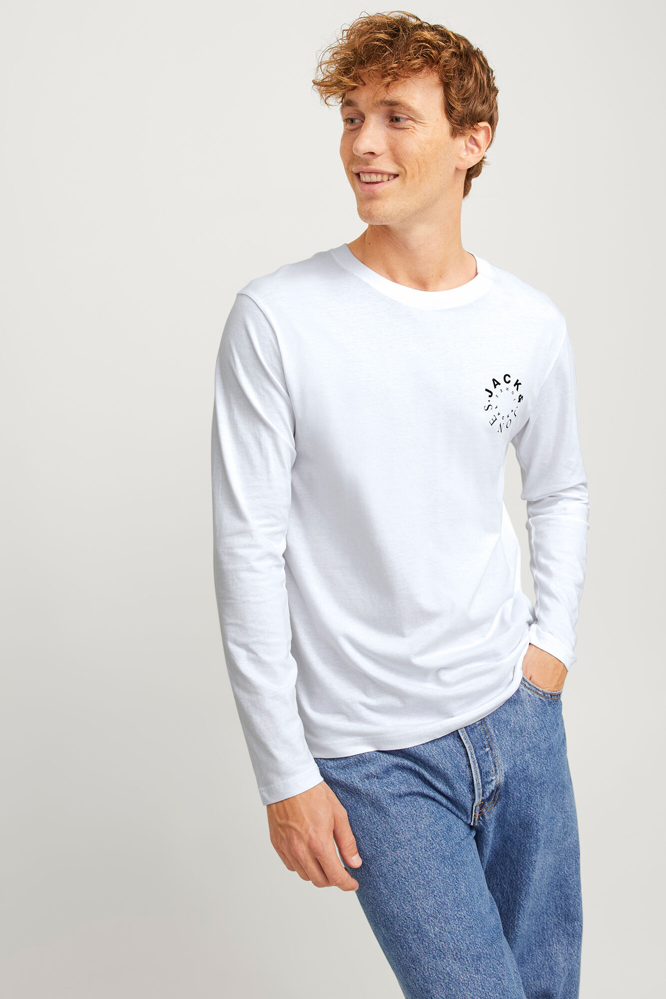 Jack & Jones Camiseta regular fit mangas largas