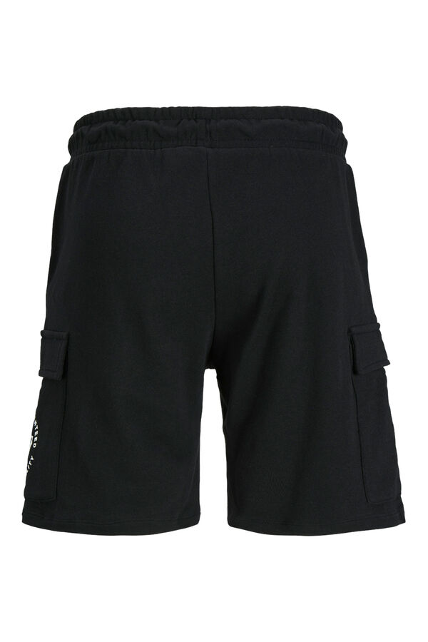 Jack & Jones Pantal&oacute;n corto tipo cargo negro