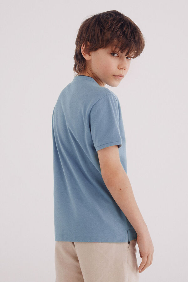 Springfield Kids Polo cuello mao ni&ntilde;o azul