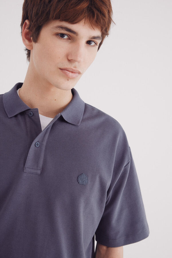 Springfield Polo piqué boxy fit azul