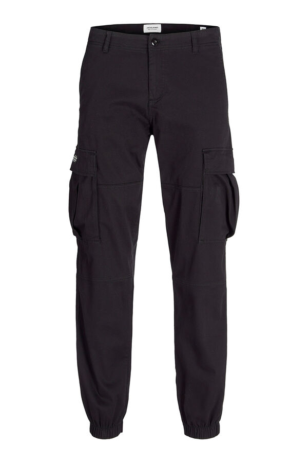 Jack & Jones Cal&ccedil;as de ajuste relaxado preto