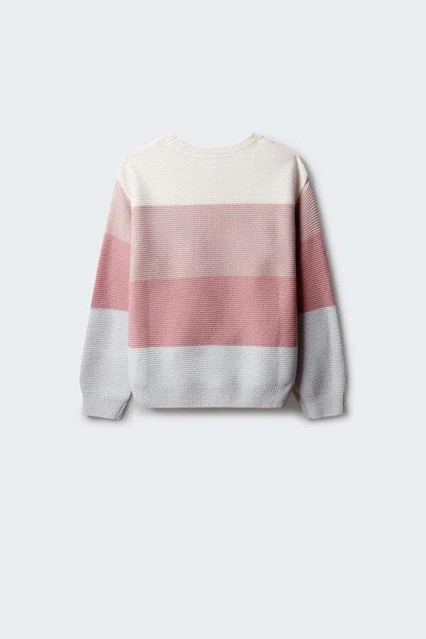 Springfield Kids Jersey rayas ni&ntilde;a rosa