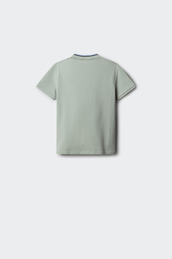 Springfield Kids Polo mao chambray ni&ntilde;o verde