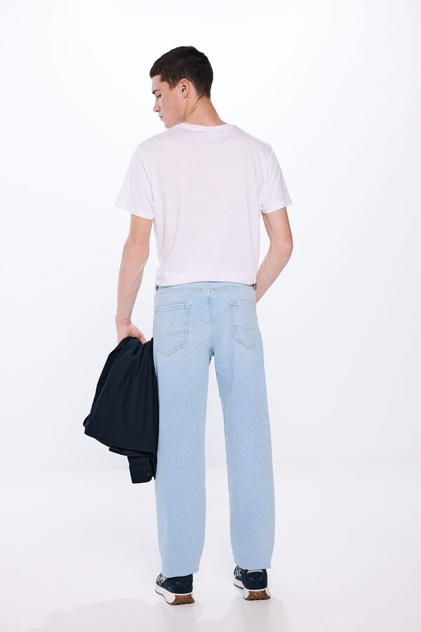 Springfield Jeans straight fit azul