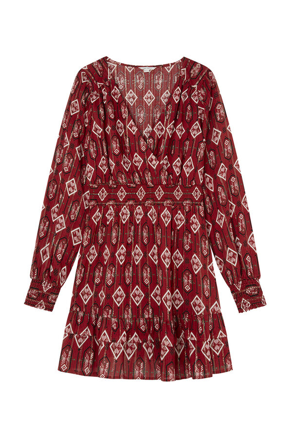 High Spirits Vestido Lisbon burdeos