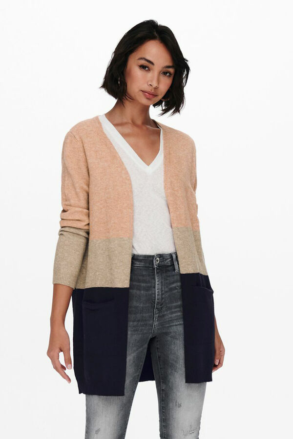 Only Casaco de malha rosa